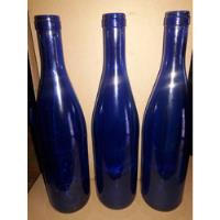 Botellas  Vacias Azul Cobalto 750ml, usado segunda mano  Perú 