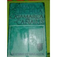 Gramatica Quechua Cajamarca Cañaris segunda mano  Perú 