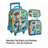 Toy Story Set De Mochila Lonchera Ya Cartuchera Para Nido, usado segunda mano  Los Olivos
