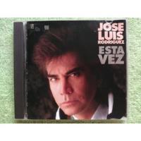 Eam Cd Jose Luis Rodriguez Esta Vez 1990 + Remix Cbs Discos segunda mano  Perú 