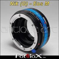 A64 Adaptador Fotodiox Pro Lens Nikon (g)-eos M Mount Canon segunda mano  Perú 