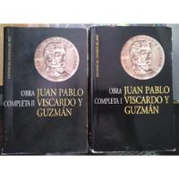 Juan Pablo Viscardo Y Guzmán - Obra Completa 2 Tomos segunda mano  Perú 