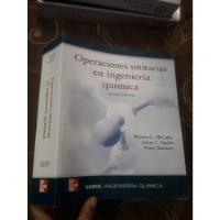 Libro Operaciones Unitarias En Ingeniería Química Mccabe  segunda mano  Perú 