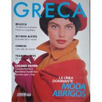 Revista Greca Moda Abrigos Octubre 1990 segunda mano  Perú 