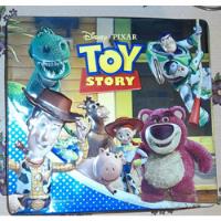 Antiguo Estuche Grande De Lata Toy Story En Alto Relieve segunda mano  Perú 