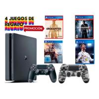 Ps4 Consola Play Station 4 - Slim - Negro (4 Juegos Gratis) segunda mano  Perú 
