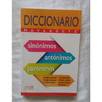 Diccionario Sinonimos Antonimos Paronimos Original Oferta, usado segunda mano  Perú 