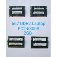 Usado, 2gb Ddr2 667 Laptop Memoria Ram Pc2-5300s segunda mano  Independencia