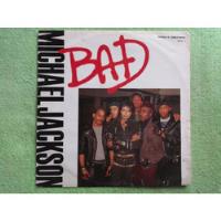 Eam Lp Vinilo Maxi Single Michael Jackson Bad 1987 Versiones segunda mano  Perú 