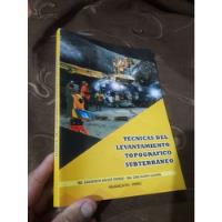 Libro Levantamiento Topográfico Subterráneo Galvez segunda mano  Perú 