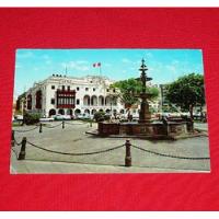 Antigua Postal Palacio Municipal Lima Perú Pileta Plaza Arma segunda mano  Perú 