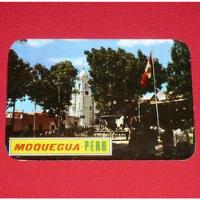 Antigua Postal Plaza De Armas De Moquegua Perú En Color, usado segunda mano  Perú 