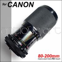 A64 Lente Manual 80-200mm Para Canon Fd Zoom Macro Analogo segunda mano  Perú 