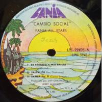 Fo Fania All Stars Solo Lp Cambio Social 1981 Ricewithduck segunda mano  Perú 