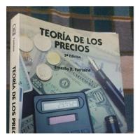 Libro Teoría De Los Precios Ernesto Fontaine segunda mano  Perú 