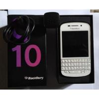 Blackberry Q10 Blanco 9.8 !!!! Caja + Accs Orginales Bb, usado segunda mano  Perú 