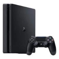 Sony Playstation 4 Slim 500gb Standard Color  Negro Azabache segunda mano  Perú 