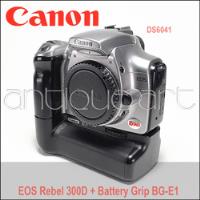 Usado, A64 Camara Canon Eos 300d Battery Grip Bateria Cargador Cf segunda mano  Perú 