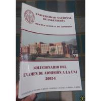 Libro Examen De Admisión Uni 2003- 1 Ocad segunda mano  Perú 
