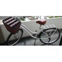 Bicicleta De Paseo Aro 26/ Canastilla Y Parrilla/ Casi Nueva, usado segunda mano  Perú 