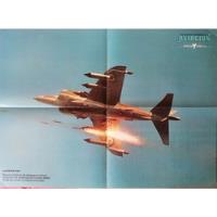 Póster Harrier Enciclopedia Aviación Colección Avión Piloto  segunda mano  Perú 