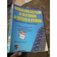 Libro Instalaciones Eléctricas De Baja Tensión Lagunas segunda mano  Perú 