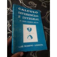 Libro Cálculo Diferencial E Integral En Variables Reales , usado segunda mano  Perú 