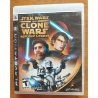 Starwars Clone Wars Republic Heroes Ps3 Juego Playstation 3 segunda mano  Perú 