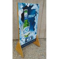 Pizarra Publicitaria Para Exhibidor De Cerveza Ice Backus, usado segunda mano  Perú 