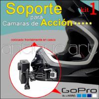 A64 Soporte De Casco Gopro Original !! Camaras Accion Kit 1, usado segunda mano  Perú 