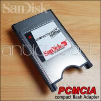 A64 Adapter Pcmcia Sandisk Tarjeta Compact Flash Pc Estacion segunda mano  Perú 
