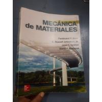Libro Mecánica De Materiales De Beer Johnston Sexta Edición  segunda mano  Perú 