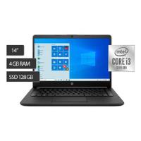Laptop Hp 14 Core I3 10110u 4gb Ssd 128gb M.2 W11, usado segunda mano  Perú 
