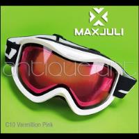 A64 Gafas Maxjuli Google Ski Downhill Bike Motocross Snow Uv, usado segunda mano  Perú 