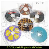  A64 Lote De 6 Cds Maxi Singles Ep Madonna Mixes Pop Dance  segunda mano  Perú 