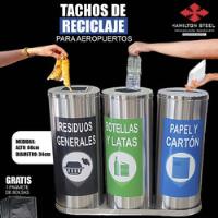 Tachos Circulares De Reciclaje Para Aeropuertos Peru segunda mano  Perú 