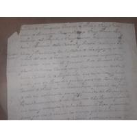 Manuscrito Antiguo Año 1758 segunda mano  Perú 