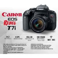 Canon Eos Rebel T7i  + Estuche Original Canon + 64gb Sd  segunda mano  Perú 
