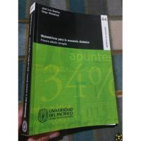 Libro Matemáticas Para La Economía Dinámica Bonifaz segunda mano  Perú 