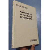 Libro Análisis De Estructuras Continuas Soto Burgos segunda mano  Perú 