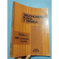 Libro Schaum Trigonometria Plana Y Esférica Frank Ayres segunda mano  Perú 