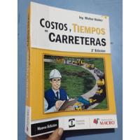 Libro Costos Y Tiempos En Carreteras Walter Ibañez segunda mano  Perú 