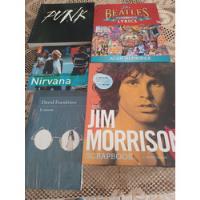 Libros De Rock -the Beatles,jim Morrison,jhon Lenon,nirvana segunda mano  Perú 