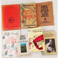 Lote 7 Libros Pablo Neruda Para Nacer He Nacido Otros segunda mano  Perú 