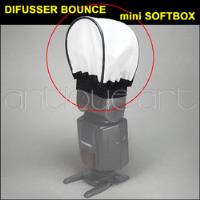 A64 Difusor Bounce Flash Speedlite Mini Softbox Portable, usado segunda mano  Perú 