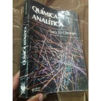 Libro Química Analítica Gary Christian segunda mano  Perú 