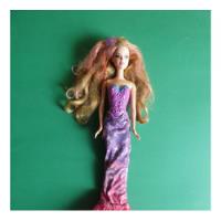 Muñeca Barbie Sirena 1186mj. 1 .nl  Mattel 2013 segunda mano  Perú 