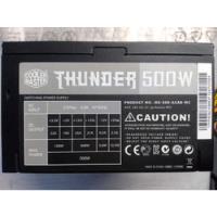 Fuente Poder Real Atx 500w Thunder Rs-500-acab Cooler Master, usado segunda mano  Perú 