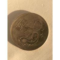 Antigua Moneda China Ying Yang Serpiente Culebra Gallo Unid., usado segunda mano  Perú 