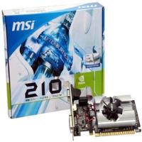  Nvidia Msi  Geforce 200 Series 210 N210-md1g/d3 1gb, usado segunda mano  Perú 
